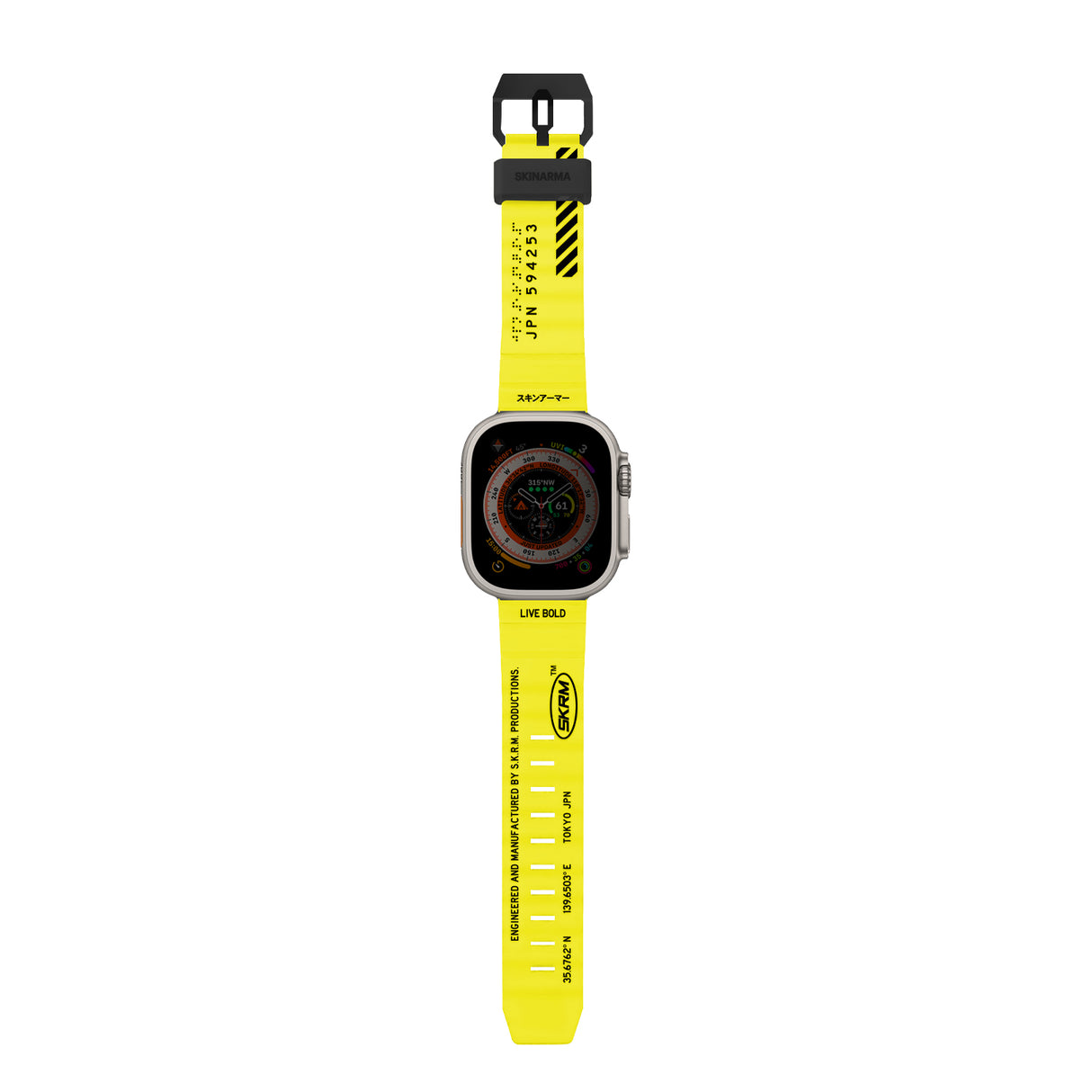 Apple Watch 44mm SkinArma Shokku Silikon Kordon