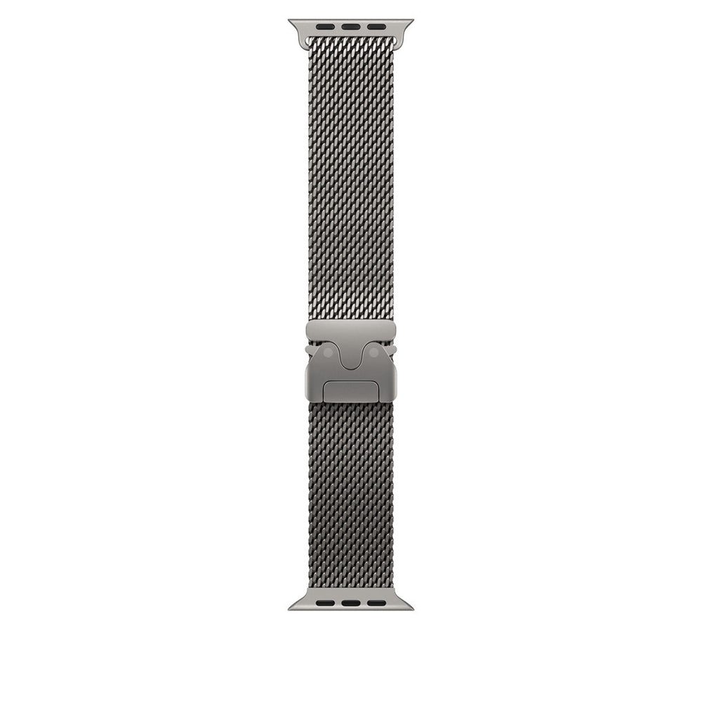 Apple Watch 44mm Zore KRD-100 Titanyum Hasır Kordon