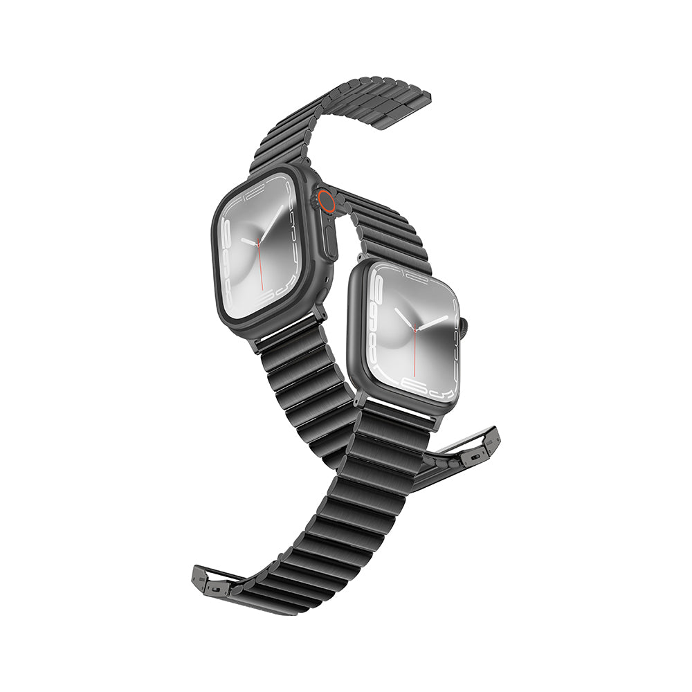 Apple Watch 7 45mm Amazingthing Titan Steel Metal Kordon
