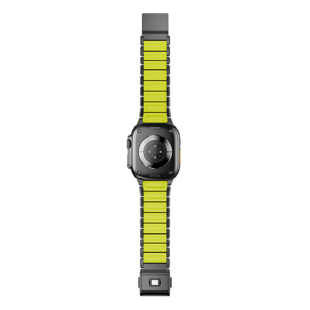 Apple Watch 7 45mm Zore KRD-152 Titanyum Silikon Kordon