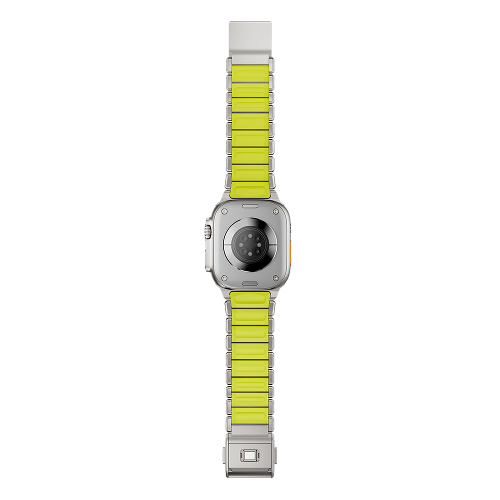 Apple Watch 7 45mm Zore KRD-152 Titanyum Silikon Kordon