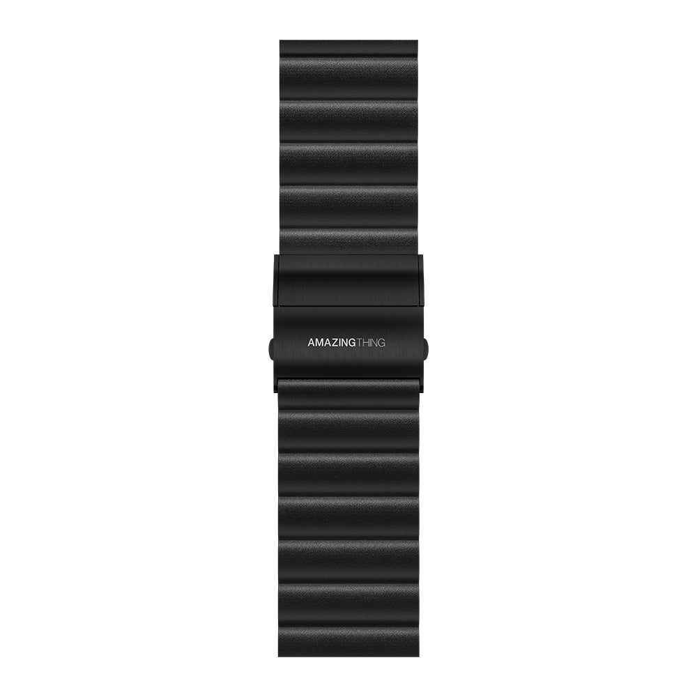 Apple Watch Serisi Uyumlu Amazing Thing Glamour Sense Deri Kordon