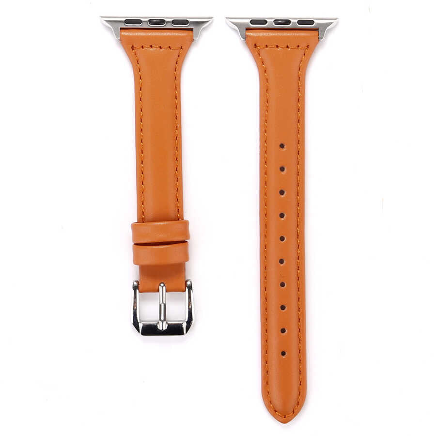 Apple Watch Ultra 49mm Kordon KRD-28 Deri Strap Kayış