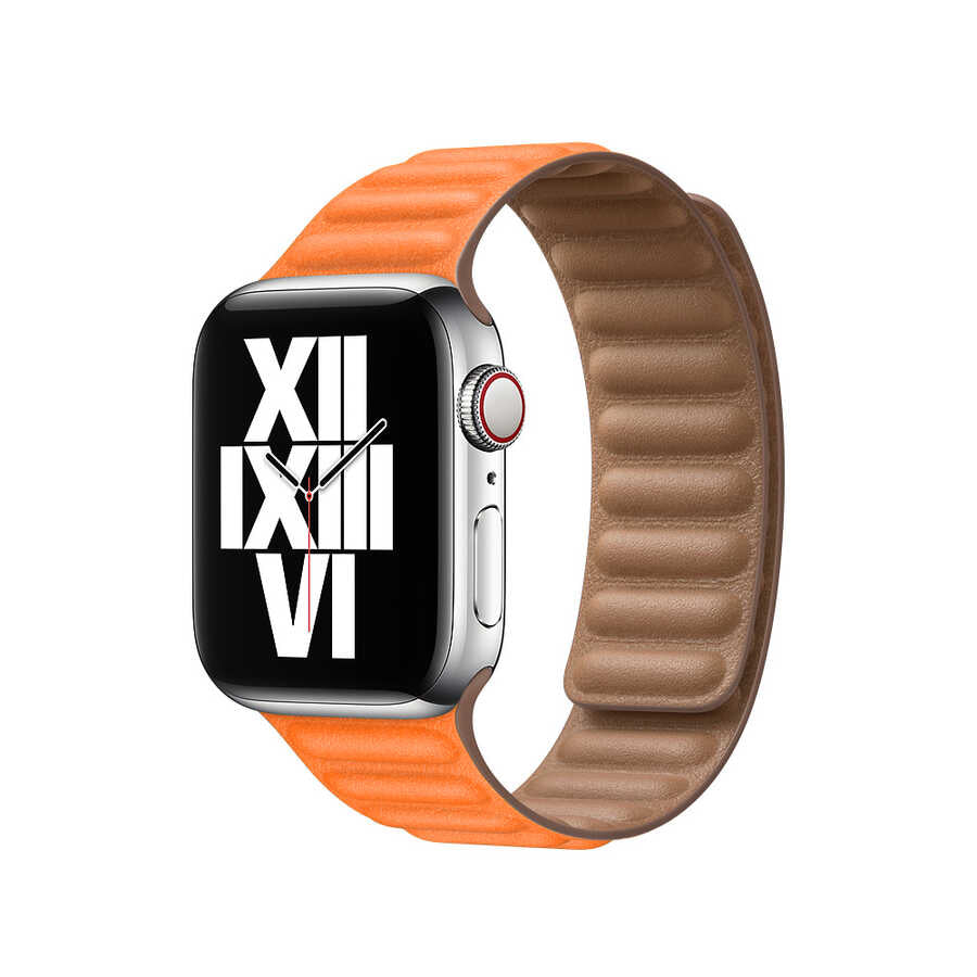 Apple Watch Ultra 49mm Kordon KRD-34 Deri Strap Kayış