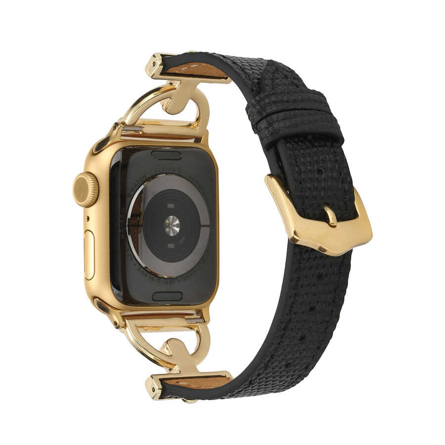 Apple Watch Ultra 49mm Kordon KRD-53 Deri Strap Kayış