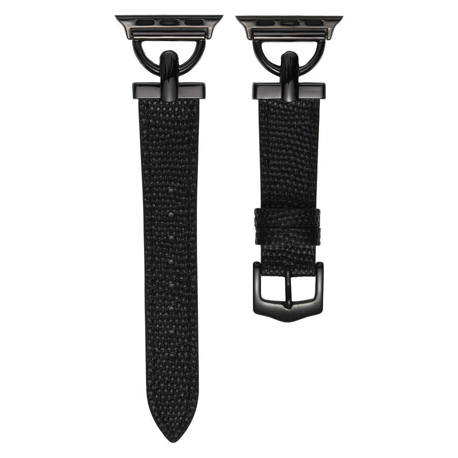 Apple Watch Ultra 49mm Kordon KRD-53 Deri Strap Kayış