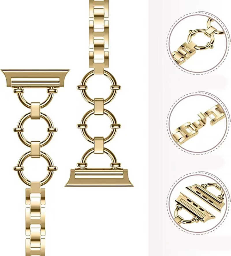 Apple Watch Ultra 49mm Kordon KRD-56 Metal Strap Kayış