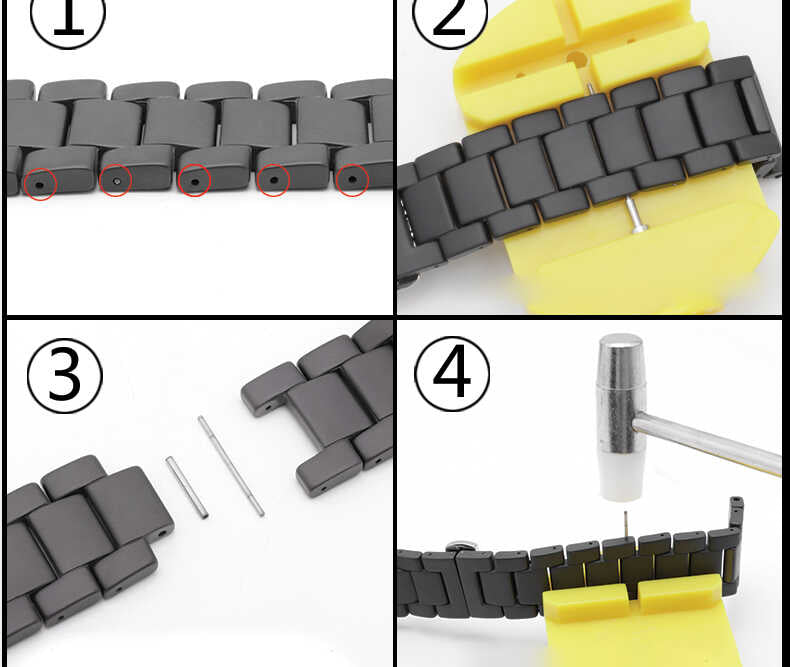 Apple Watch Ultra 49mm Kordon Mat Seramik Metal Strap Kayış