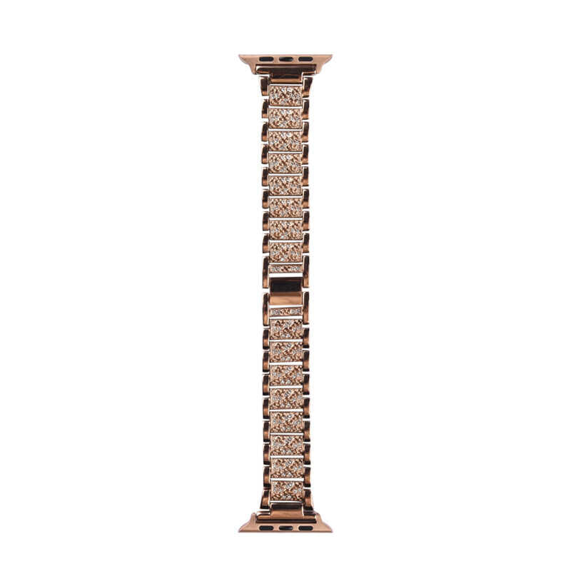 Apple Watch Ultra 49mm Kordon Wiwu Three Beads Set Auger Metal Strap Kayış