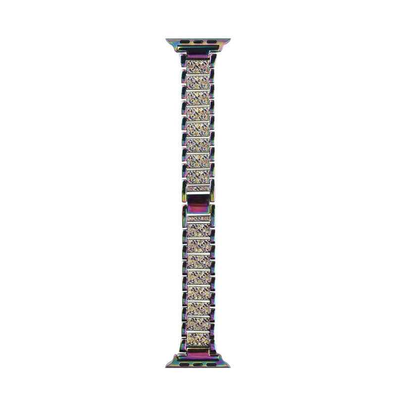 Apple Watch Ultra 49mm Kordon Wiwu Three Beads Set Auger Metal Strap Kayış