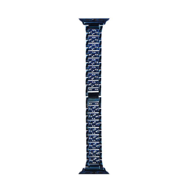 Apple Watch Ultra 49mm Kordon Wiwu Three Beads Set Auger Metal Strap Kayış