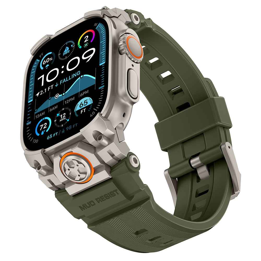 Apple Watch Ultra 49mm Mohseven iWatch Armor Silikon Kordon
