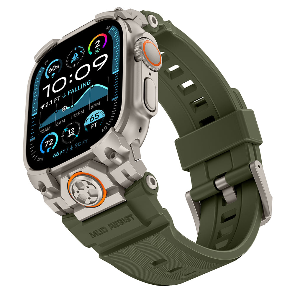 Apple Watch Ultra 49mm Mohseven iWatch Armor Silikon Kordon