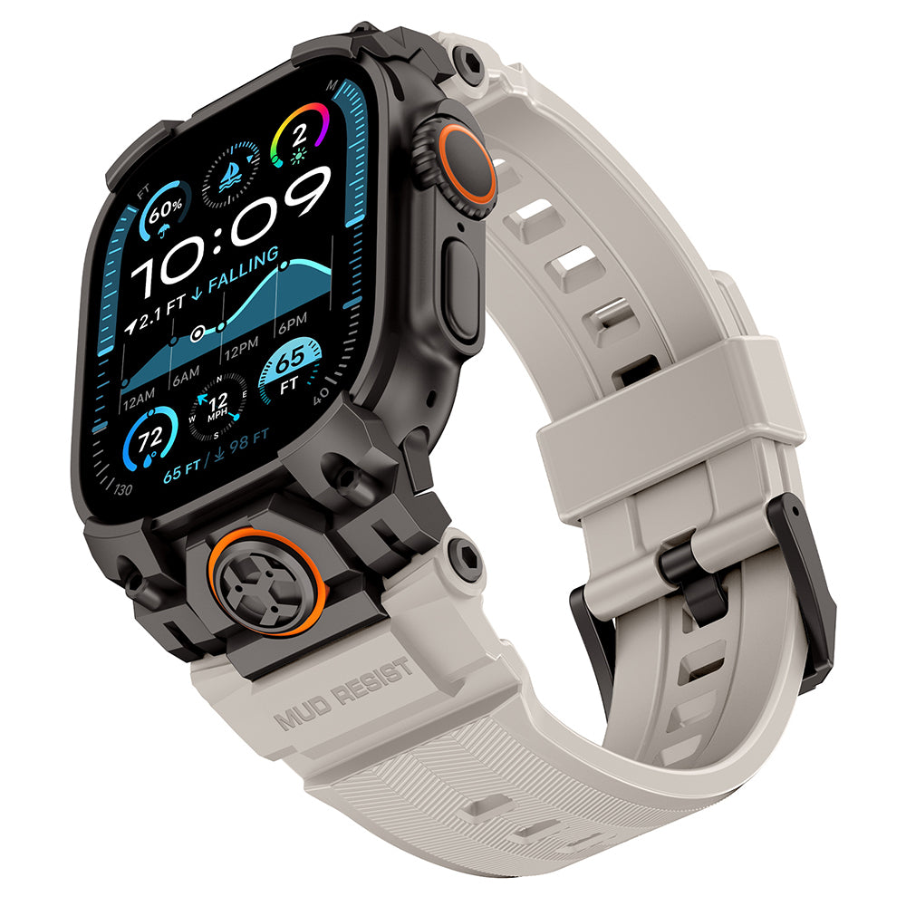 Apple Watch Ultra 49mm Mohseven iWatch Armor Silikon Kordon