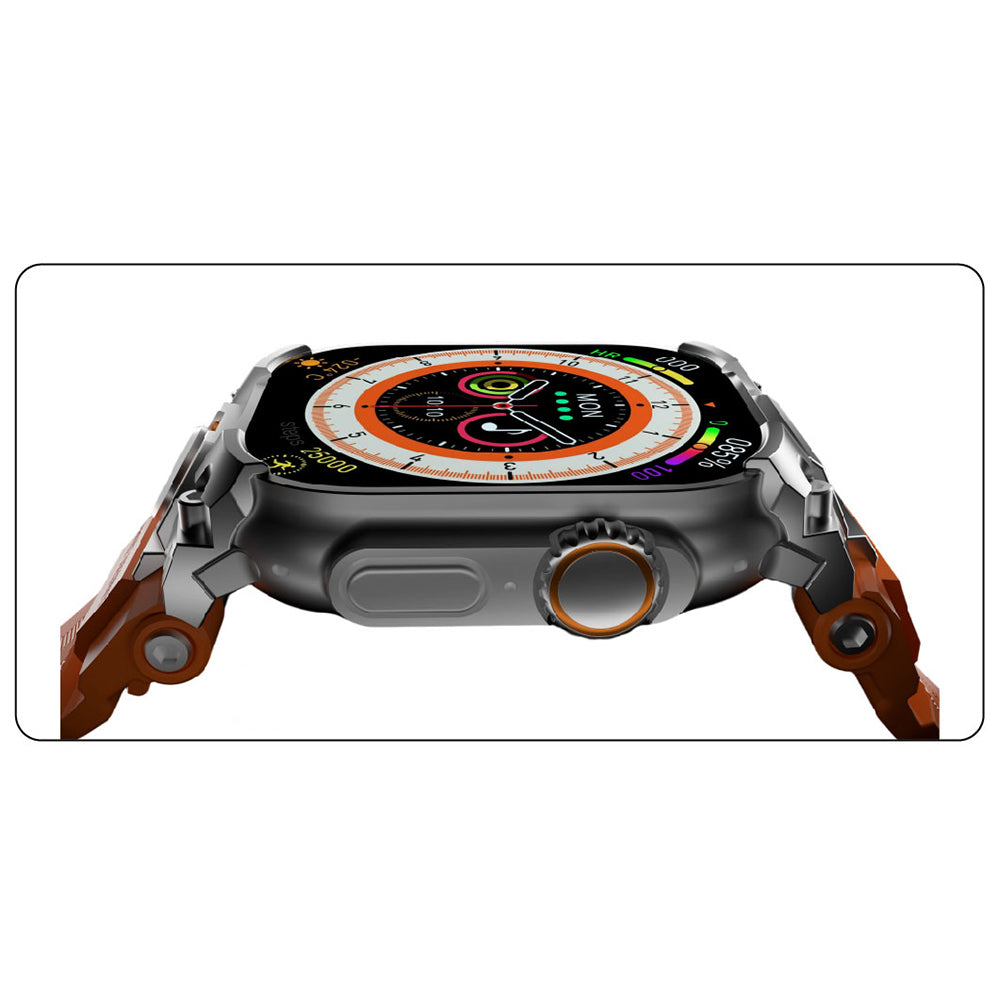 Apple Watch Ultra 49mm Mohseven iWatch Armor Silikon Kordon