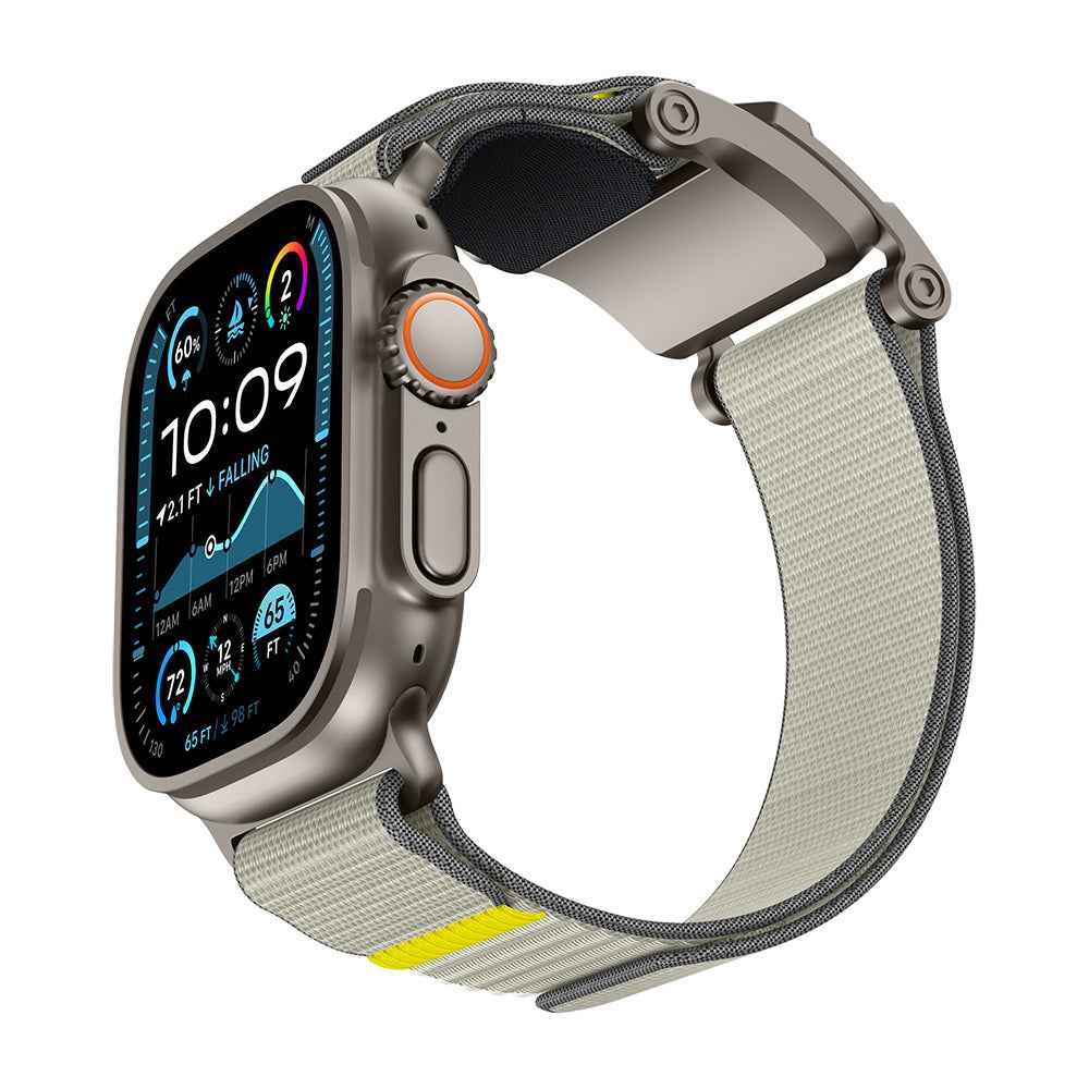 Apple Watch Ultra 49mm Mohseven iWatch Mecha Sport Hasır Kordon