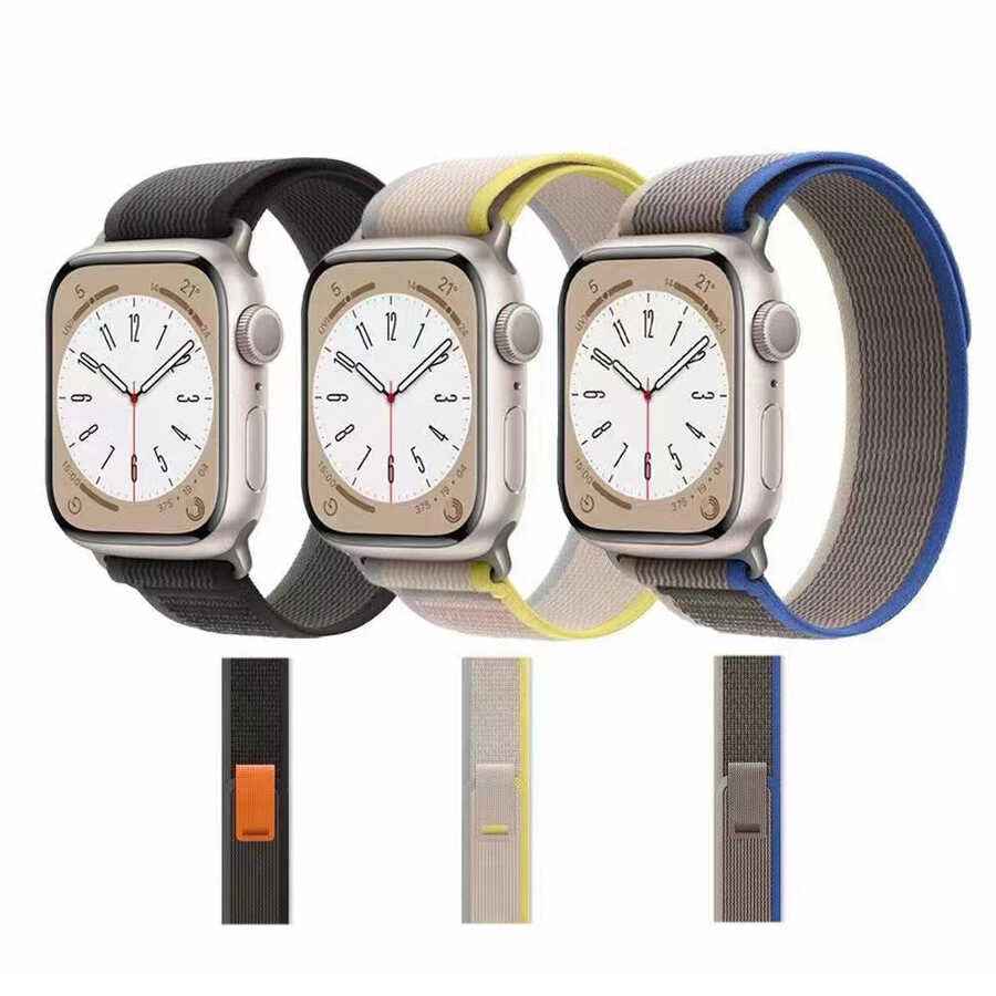 Apple Watch Ultra 49mm Zore KRD-77 Hasır Kordon