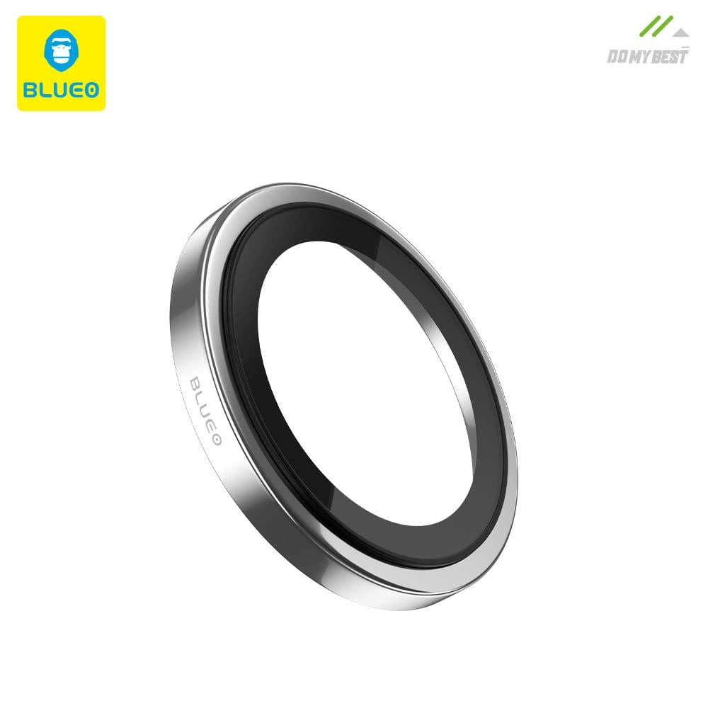 Blueo Sapphire iPhone 17 Uyumlu 9 MOhs %99.99 Orijinal Safir Silver Titanium Kamera Lens Koruyucu