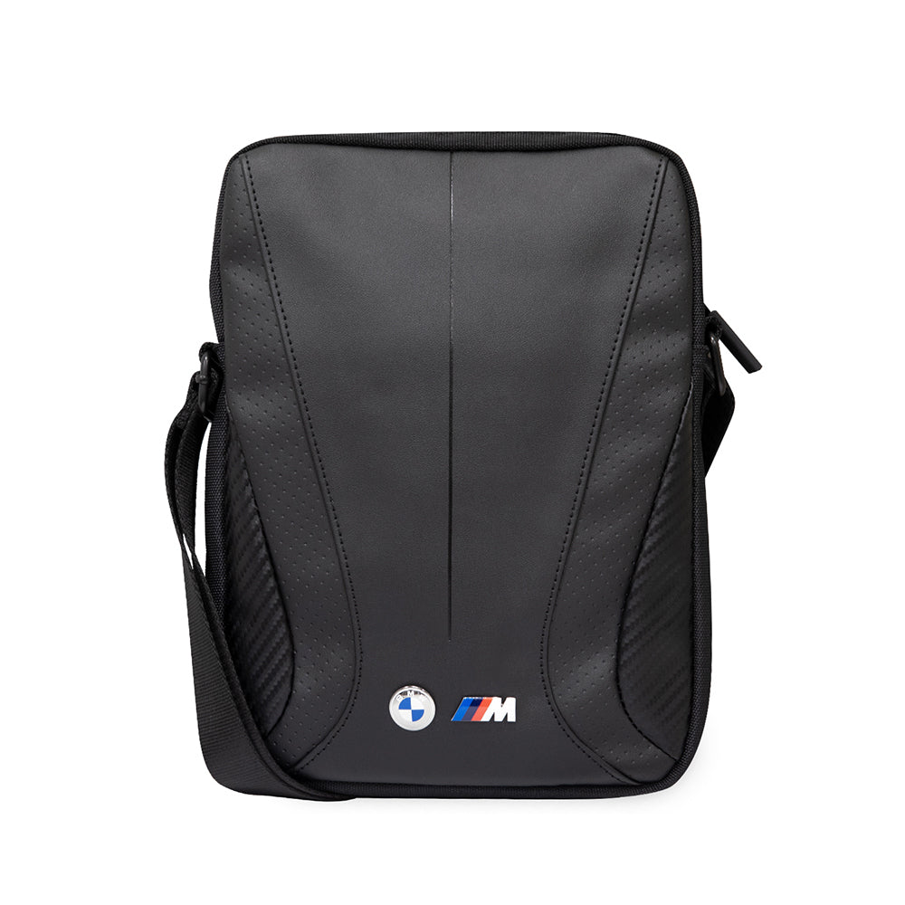 BMW Orjinal Lisanslı Metal Logolu Fermuarlı Çapraz Askılı Tablet Çantası