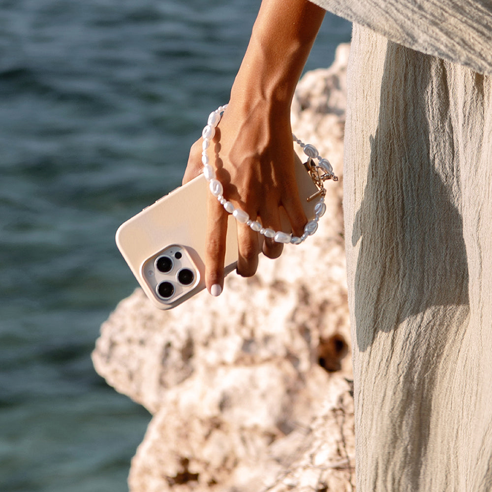 Coehl Perla Serisi İnci Tasarımlı Telefon Askı Aparatı