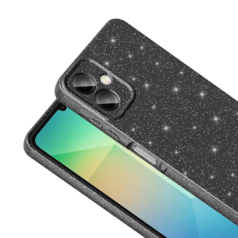 Galaxy A07 Kılıf Kamera Korumalı Simli Lüks Zore Koton Kapak
