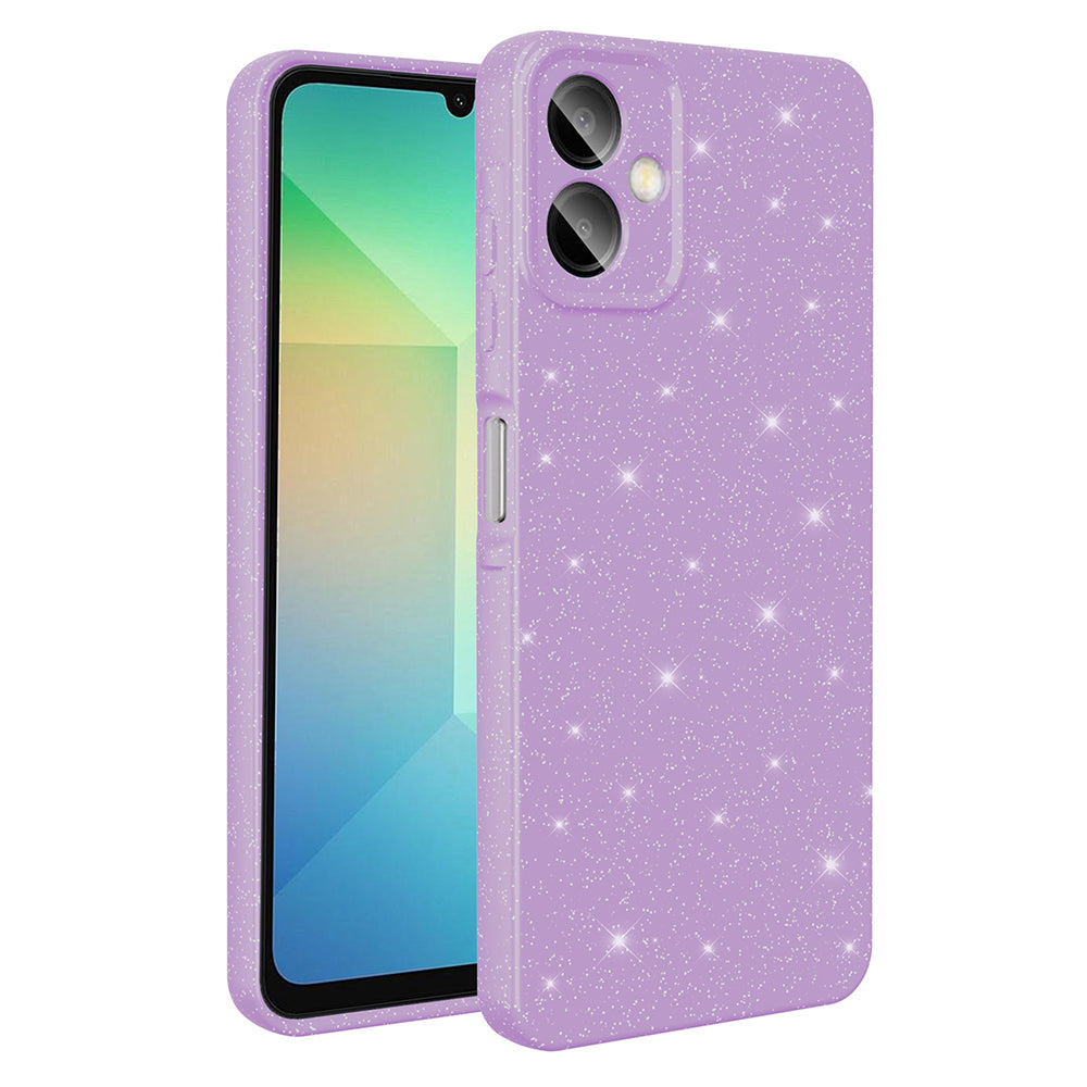 Galaxy A07 Kılıf Kamera Korumalı Simli Lüks Zore Koton Kapak