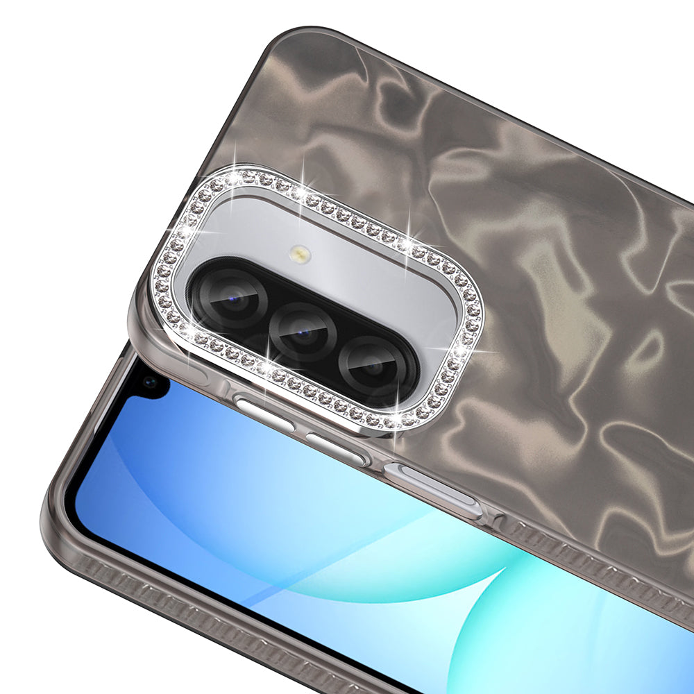 Galaxy A17 Kılıf Airbagli Parlak Taş Detay Tasarımlı Zore Esila Kapak