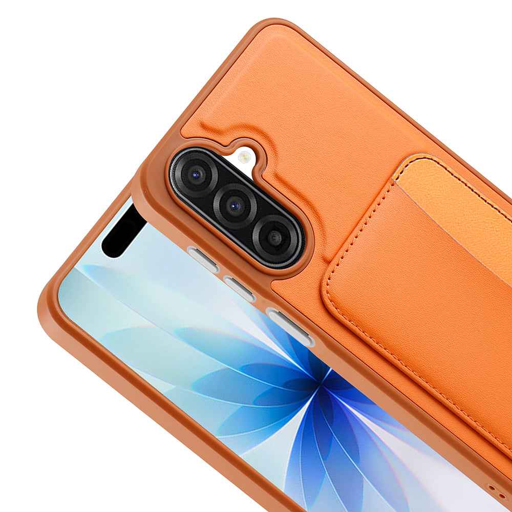 Galaxy A17 Kılıf Kartlıklı Zore X-Kart Silikon Kapak