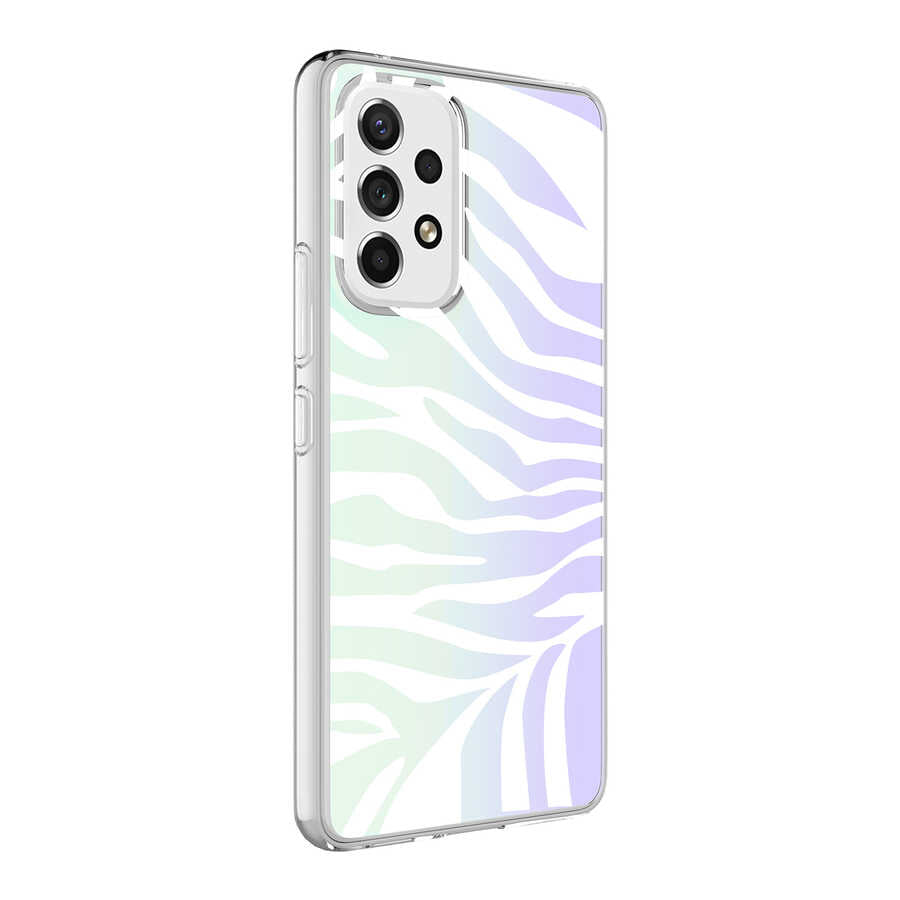 Galaxy A33 5G Kılıf Zore M-Blue Desenli Kapak