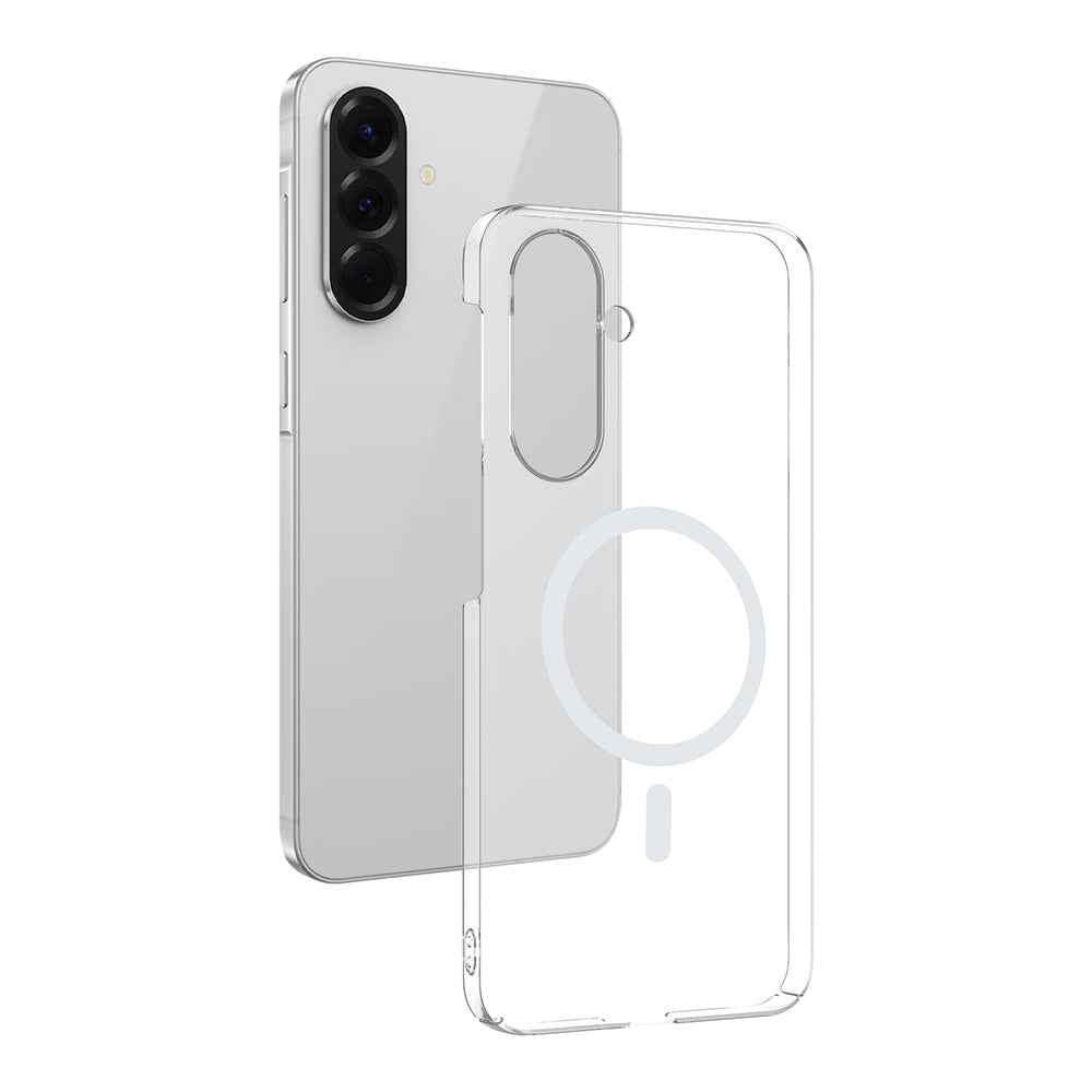 Galaxy A37 Kamera Korumalı M-Safe Şarj Özellikli Şeffaf Zore London Sert PC Kapak