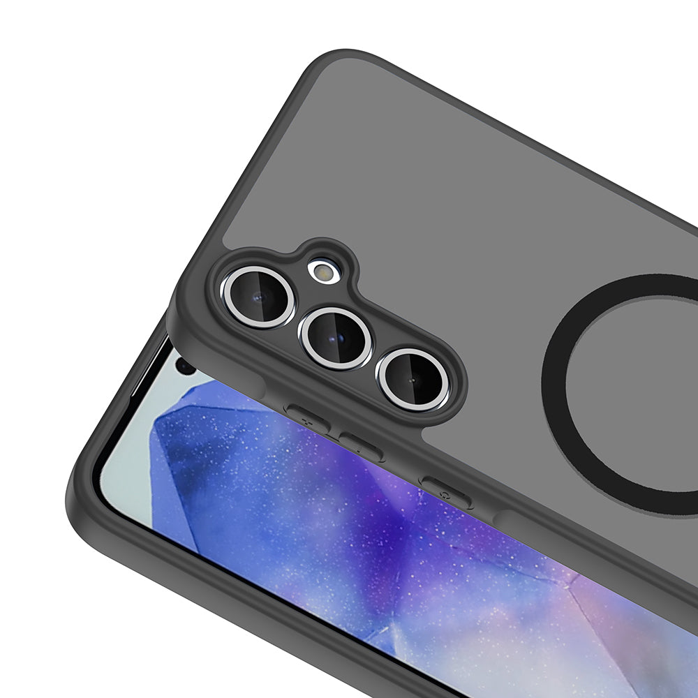 Galaxy A55 Kılıf M-safe Şarj Özellikli Zore Babet Kapak