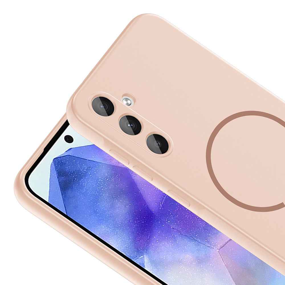 Galaxy A55 Kılıf M-safe Şarj Özellikli Zore Meta Kapak