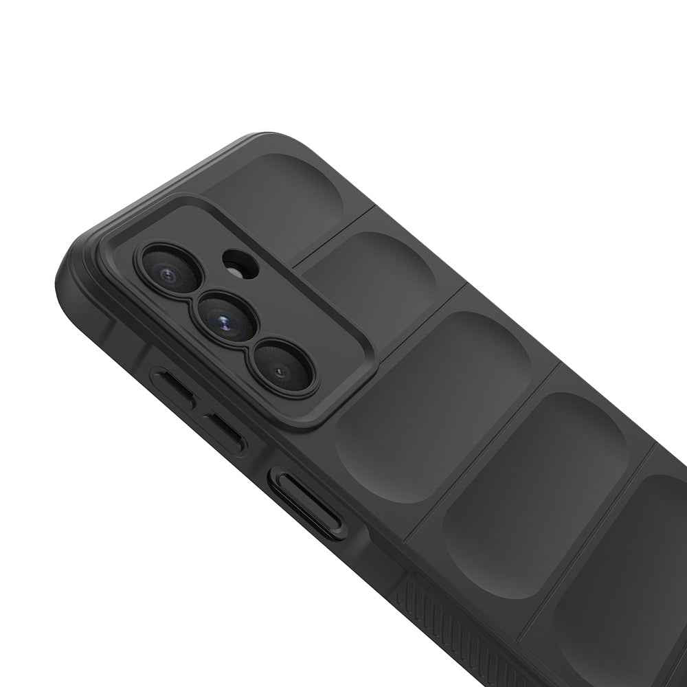 Galaxy A56 Kılıf Esnek TPU Oyuklu Arka Yüzey Tasarımlı Zore Etnik Silikon Kapak