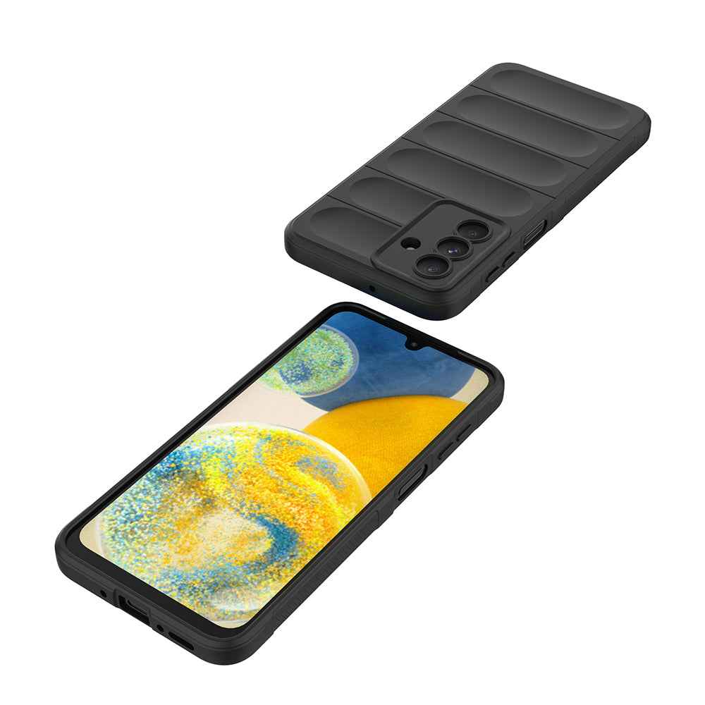 Galaxy A56 Kılıf Esnek TPU Oyuklu Arka Yüzey Tasarımlı Zore Etnik Silikon Kapak