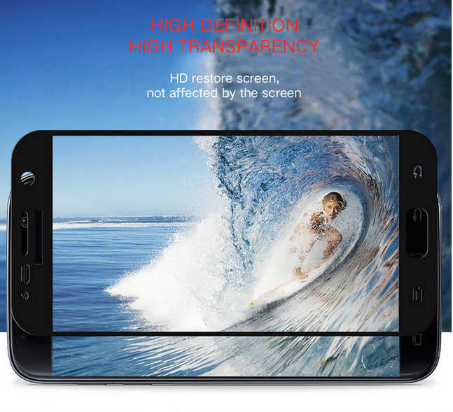 Galaxy A7 2016 Zore Ekranı Tam Kaplayan Düz Cam Koruyucu