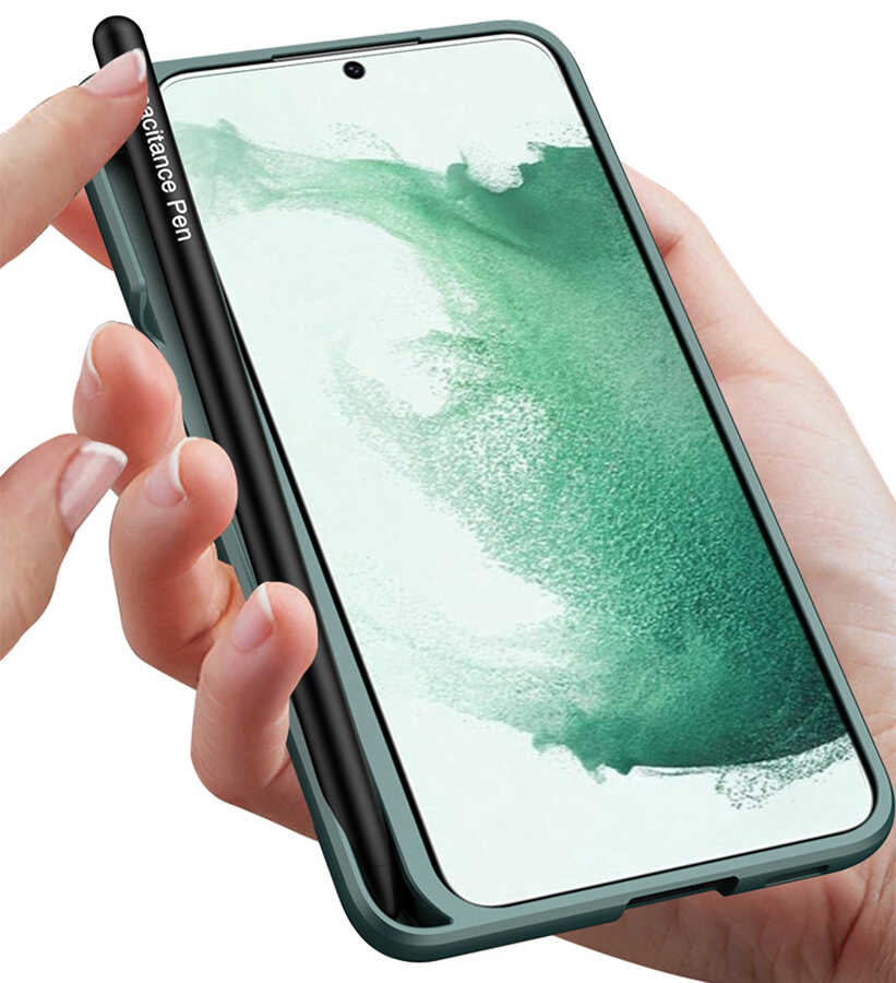 Galaxy S22 Kılıf Zore Kalemli Kıpta Kapak