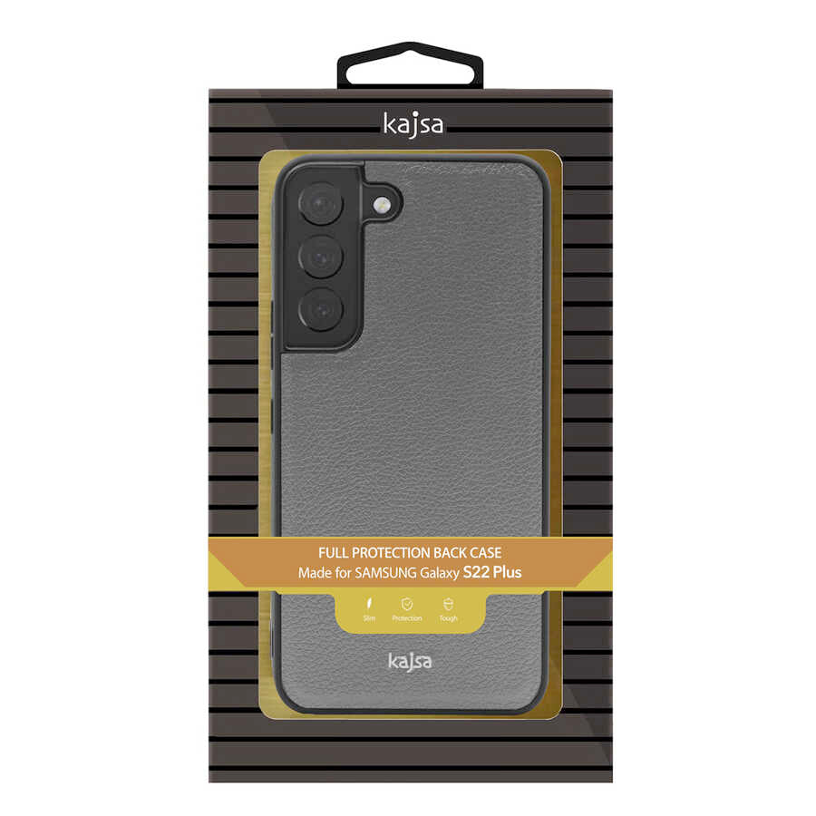 Galaxy S22 Plus Kılıf Kajsa Luxe Collection Hakiki Deri Kapak