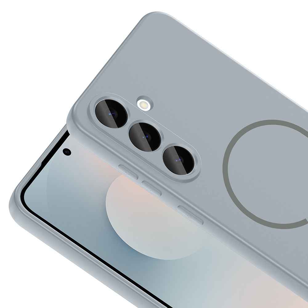 Galaxy S24 FE Kılıf M-safe Şarj Özellikli Zore Meta Kapak