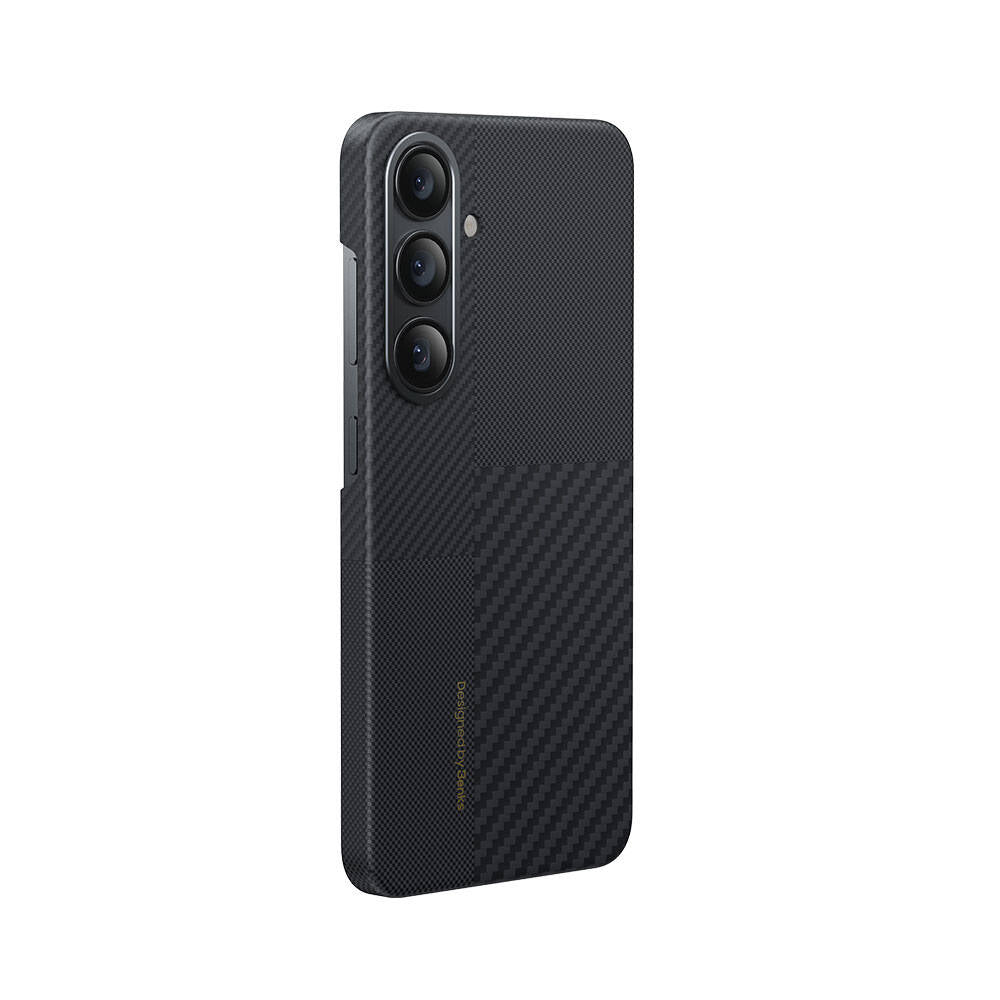 Galaxy S24 Kılıf M-safe Şarj Özellikli Karbon Fiber Benks Montage ArmorAir Kevlar Kapak