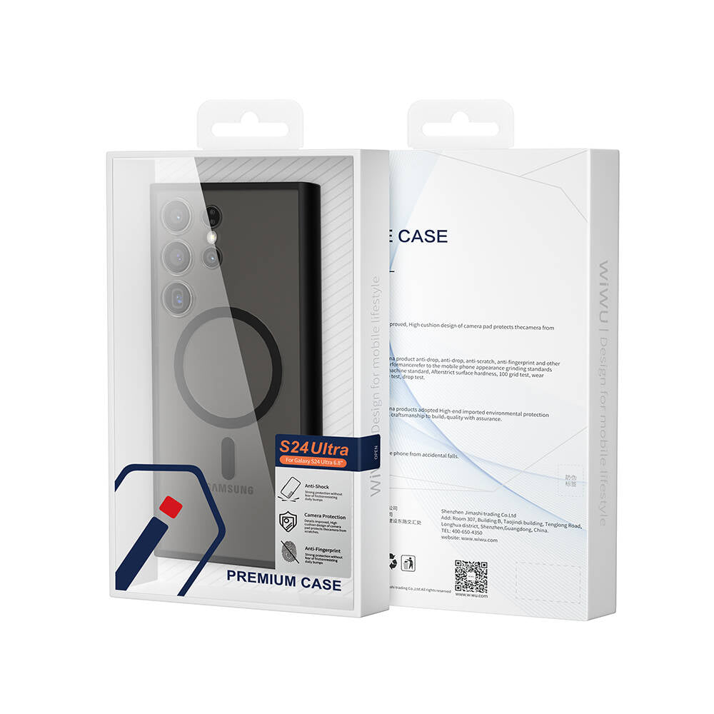 Galaxy S24 Kılıf Wiwu FGG-024 M-safe Şarj Özellikli Lekelere Dayanıklı Kapak