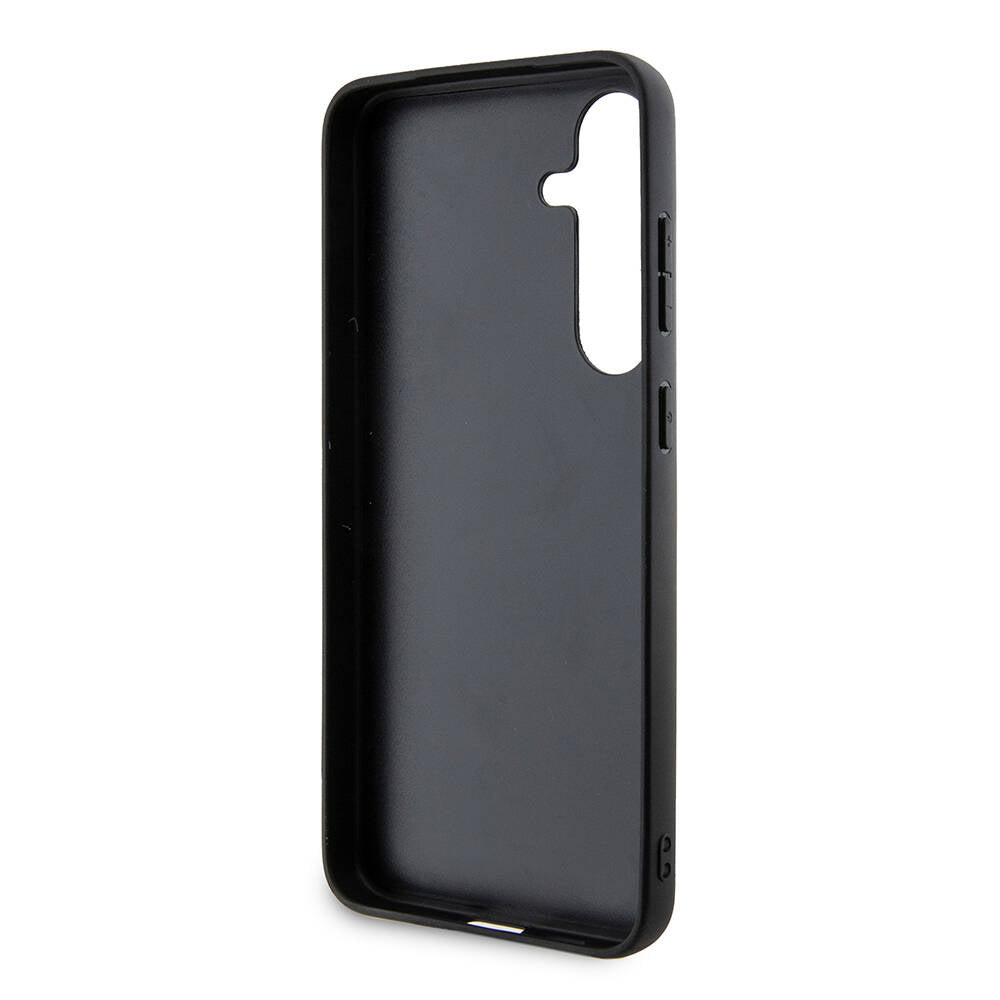 Galaxy S24 Plus Kılıf BMW Orjinal Lisanslı M-safe Şarj Özellikli Yarım Dokulu Circle Leather Kapak