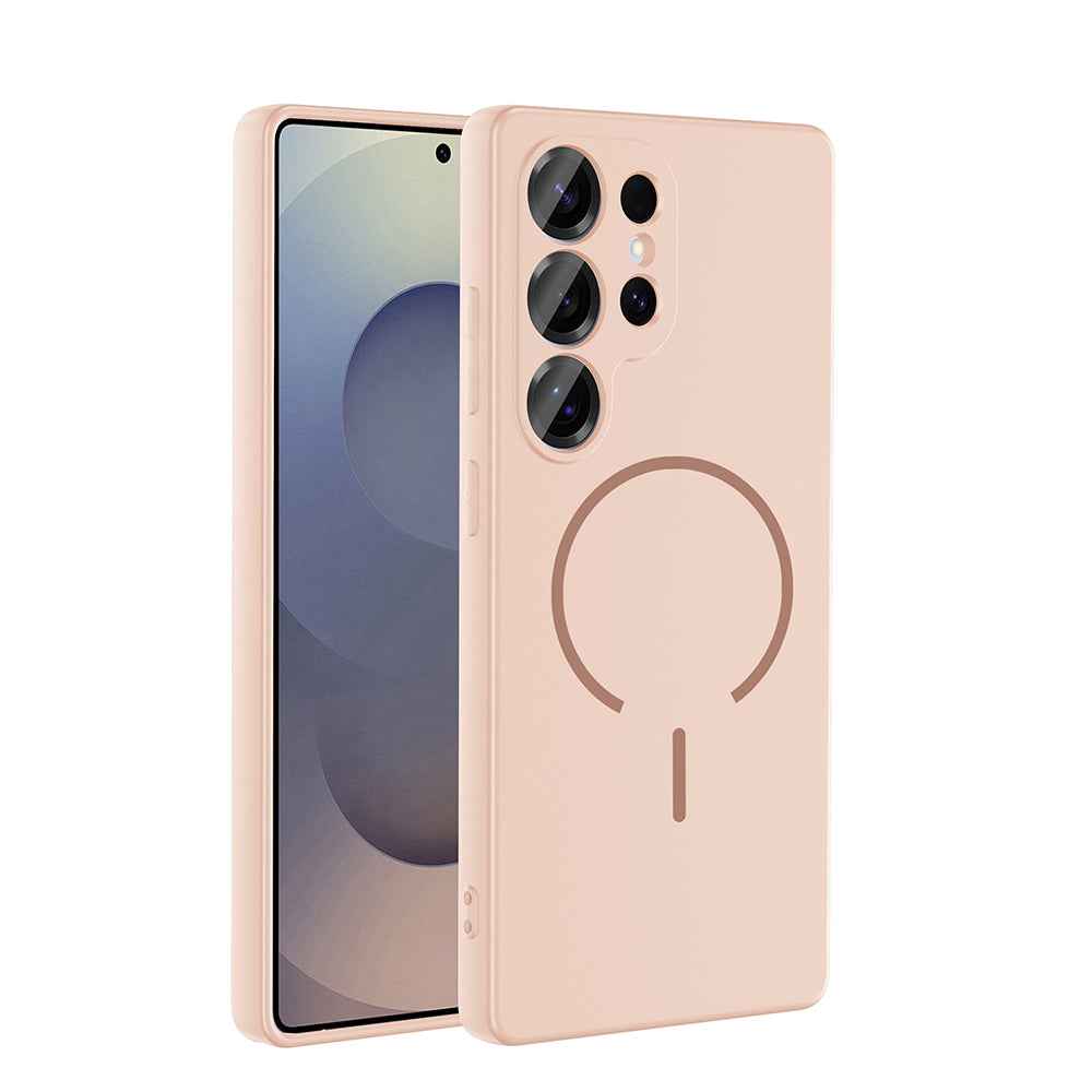 Galaxy S24 Ulta Kılıf M-safe Şarj Özellikli Zore Meta Kapak