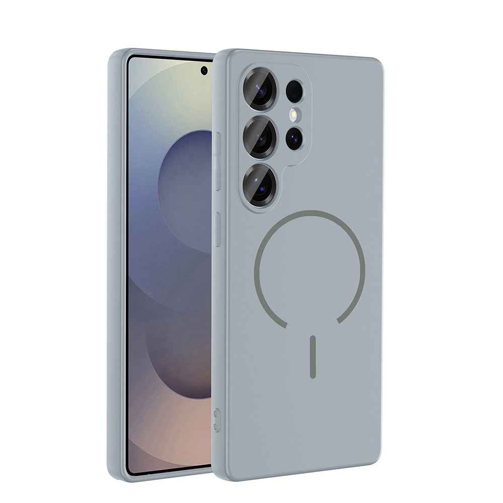 Galaxy S24 Ulta Kılıf M-safe Şarj Özellikli Zore Meta Kapak