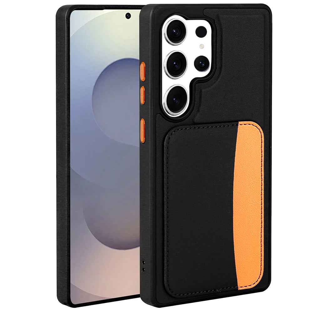 Galaxy S24 Ultra Kılıf Kartlıklı Zore X-Kart Silikon Kapak