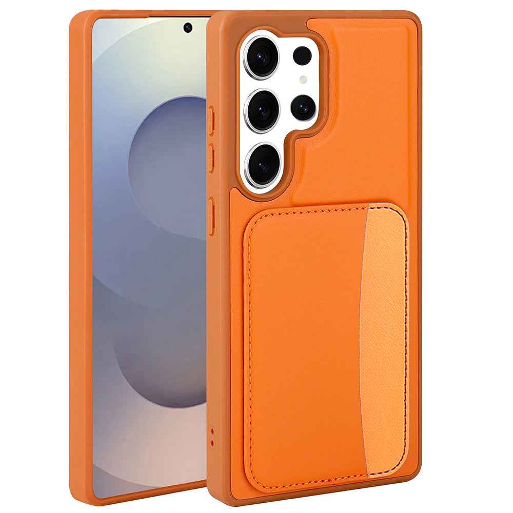 Galaxy S24 Ultra Kılıf Kartlıklı Zore X-Kart Silikon Kapak