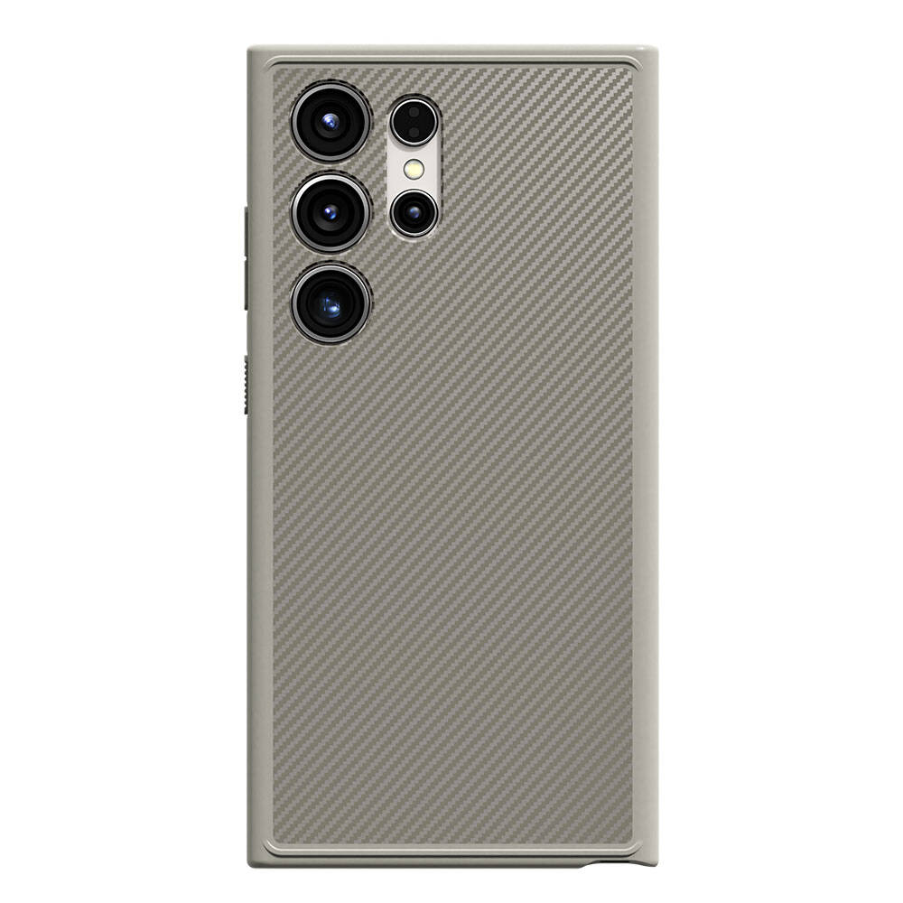 Galaxy S24 Ultra Kılıf M-safe Şarj Özellikli Karbon Fiber Görünümlü Zore T-Karbon Kapak