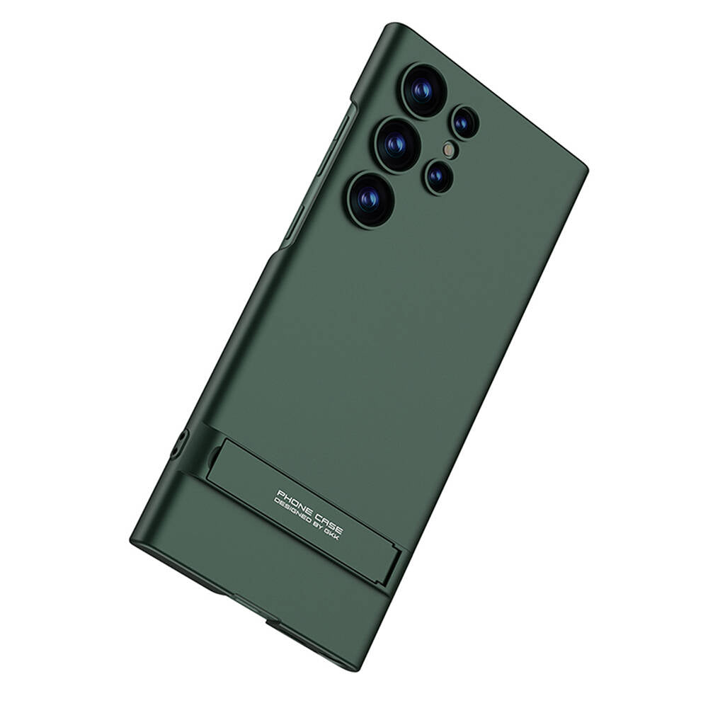 Galaxy S24 Ultra Kılıf Zore Kamera Korumalı Dikey Standlı Ays Kapak