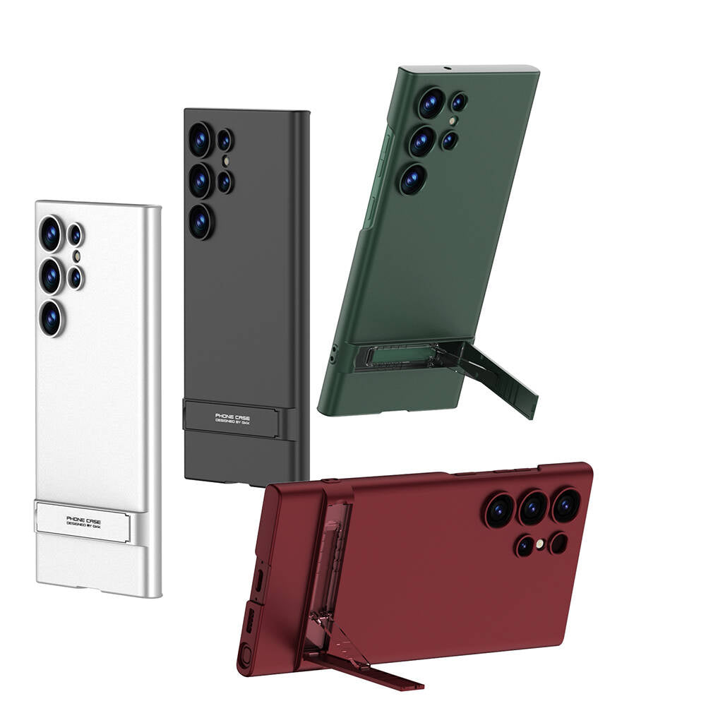 Galaxy S24 Ultra Kılıf Zore Kamera Korumalı Dikey Standlı Ays Kapak