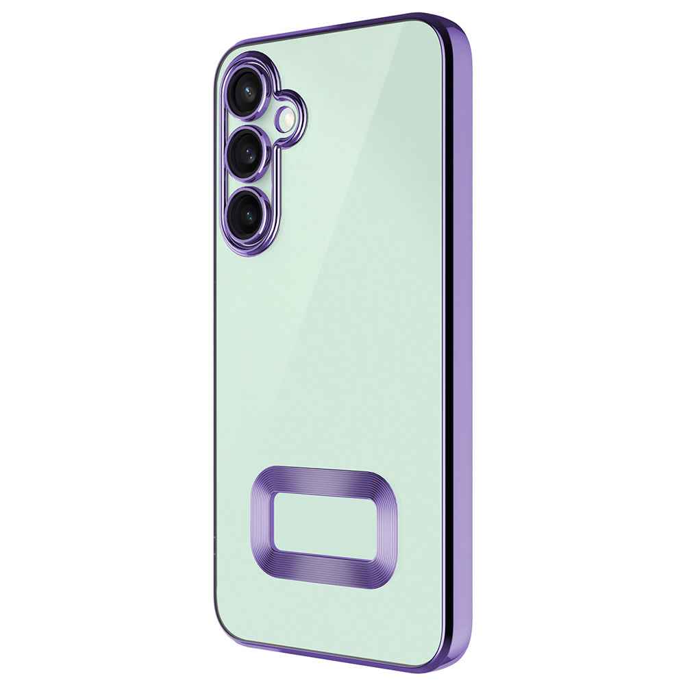 Galaxy S25 FE Kılıf Kamera Korumalı Logo Gösteren Zore Omega Kapak