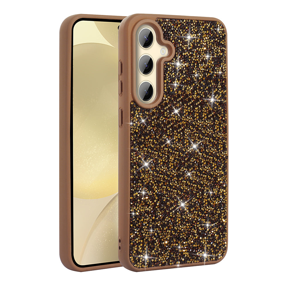 Galaxy S25 Kılıf Parlak Taşlı Tasarım Zore Pırlanta Kapak